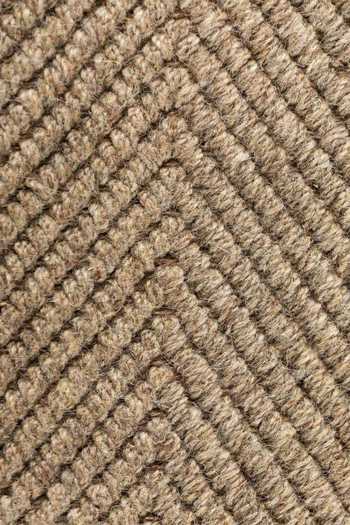 Shop_Kaleen India_Beige 85% Wool And 15% Jute Handwoven Stripe Pattern Mood Rectangle Solid Rug
