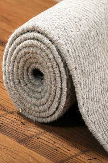 Kaleen India Cream 85% Wool And 15% Jute Hand Woven Oval Shaped Textured Rug Online at Aza Fashions Kaleen India_Cream 85% Wool And 15% Jute Hand Woven Oval Shaped Textured Rug_Online_at_Aza_Fashions