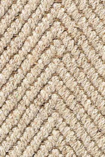 Kaleen India Cream 85% Wool And 15% Jute Hand Woven Oval Shaped Textured Rug at Aza Fashions Kaleen India_Cream 85% Wool And 15% Jute Hand Woven Oval Shaped Textured Rug_at_Aza_Fashions