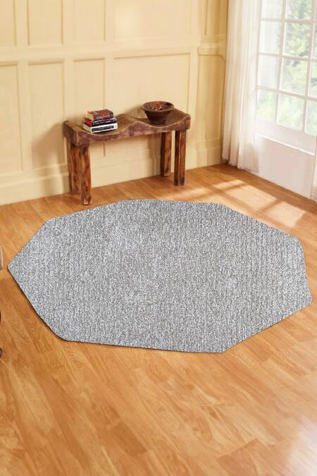Buy Beige 100% Polyester Hand Tufted Daisy Octagon Shaped Rug by Kaleen ...