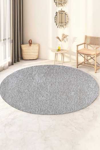 Buy Kaleen India Beige 100% Polyester Hand Tufted Daisy Round Shaped Rug at Aza Fashions Buy_Kaleen India_Beige 100% Polyester Hand Tufted Daisy Round Shaped Rug_at_Aza_Fashions