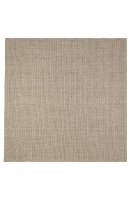 Buy_Kaleen India_Cream 60% Wool And 40% Jute Hand Woven Sandstone Rectangle Shaped Rug