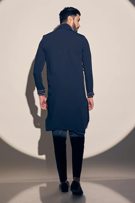 Kaaj Button X AZA Sherwani Set With Embellished Dupatta 