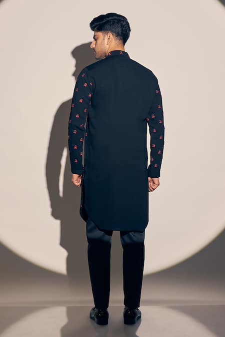 Kaaj Button X AZA Threadwork Kurta With Pant 