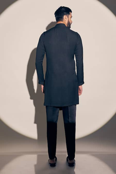 Kaaj Button X AZA Placed Cutdana Embroidered Kurta With Pant 