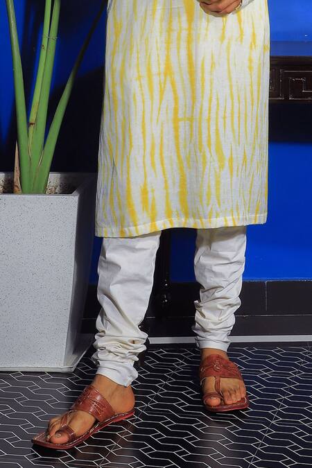 Buy Yajy By Aditya Jain Yellow Silk, Cotton Embroidery Tie-dye Kurta And Churidar Set Online at Aza Fashions Buy_Yajy By Aditya Jain_Yellow Silk, Cotton Embroidery Tie-dye Kurta And Churidar Set _Online_at_Aza_Fashions
