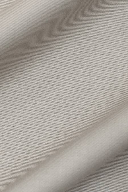 Hespoke_Grey Cotton Patchwork Color Sides Work Shirt_at_Aza_Fashions