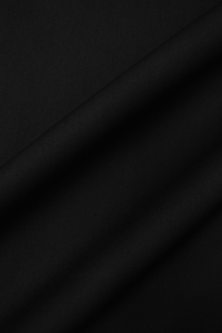 Hespoke_Black Cotton Cutlines Pleated Striped Shirt _Online_at_Aza_Fashions
