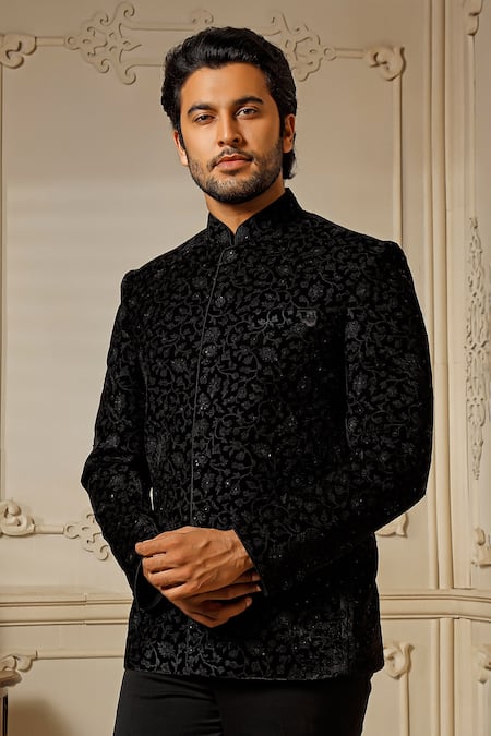 Vanshik Vine Garden Embroidered Bandhgala 