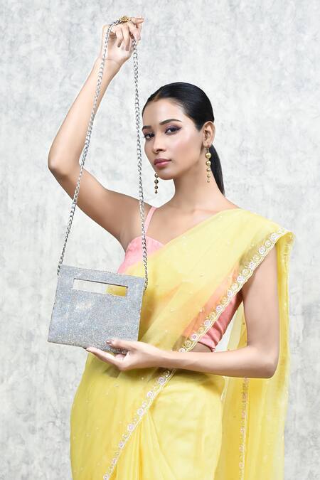 Buy_Aloha By PS_Multi Color Diamonds Unicorn Embellished Pouchette