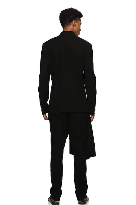 Paresh Lamba Signatures Attached Side Drape Bandhgala 