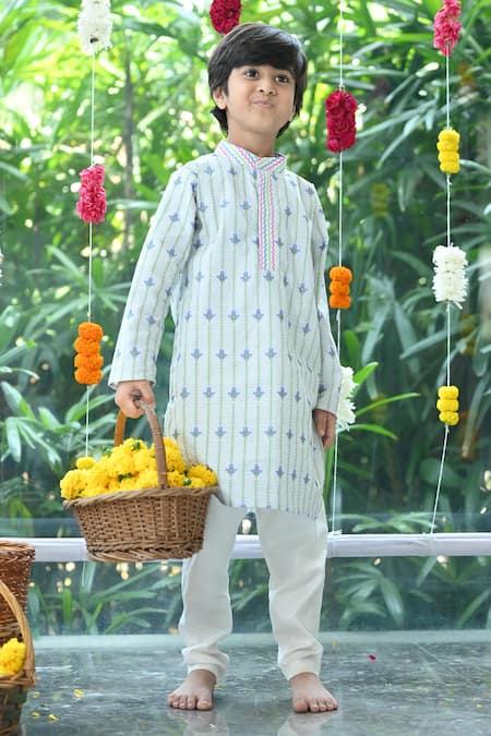 The Plum Bum Hand Block Print Kurta & Pant Set 