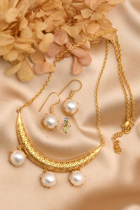 PACHAREE Prado gold-plated pearl necklace | NET-A-PORTER