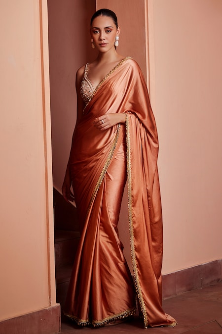 Readymade Saree| Stitched Saree| Designer Saree - Magicsaree