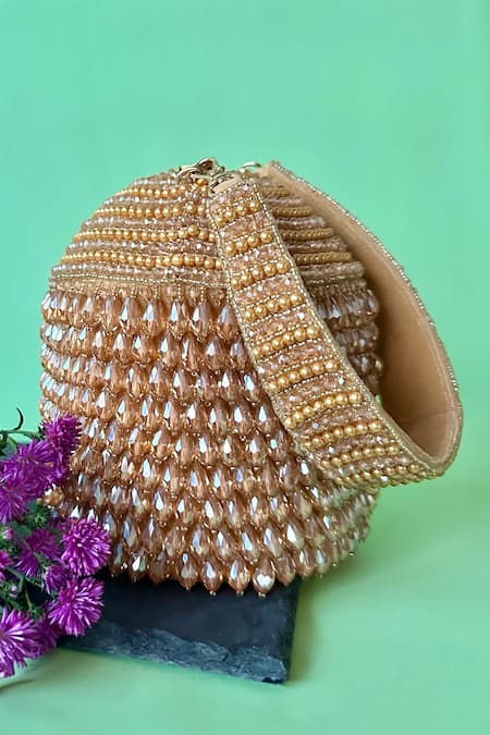 Nayaab by Sonia Pristine Crystal Embellished Potli Bag 