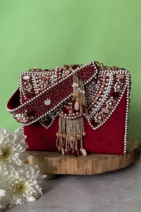 Wedding Bridal Purse Clutch Indian Traditional Party Hand Potli Bags | eBay