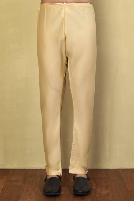 Arihant Rai Sinha Green Cotton Plus Print Kurta With Pyjama Online at Aza Fashions Arihant Rai Sinha_Green Cotton Plus Print Kurta With Pyjama_Online_at_Aza_Fashions