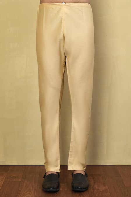 Arihant Rai Sinha_Green , Satin Straight Plus Print Kurta With Pyjama _Online_at_Aza_Fashions