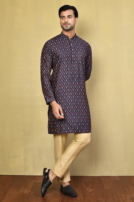 Arihant Rai Sinha Geometric Pattern Kurta With Pyjama 