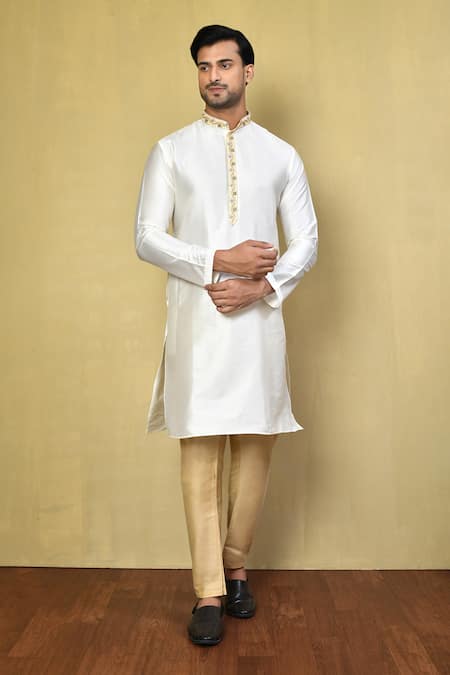 Arihant Rai Sinha Flora Placket Embroidered Kurta Set 