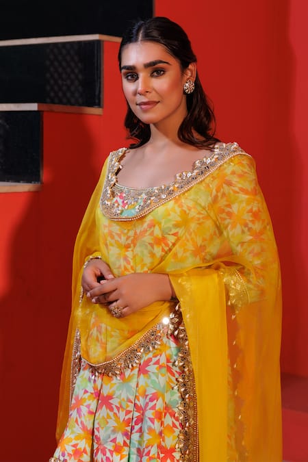 Elena Singh Anahita Printed Anarkali Salwar Set 