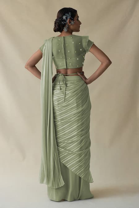 kajal aggarwal dark green colour saree 2204 | Party wear sarees, Saree  designs, Wedding saree indian