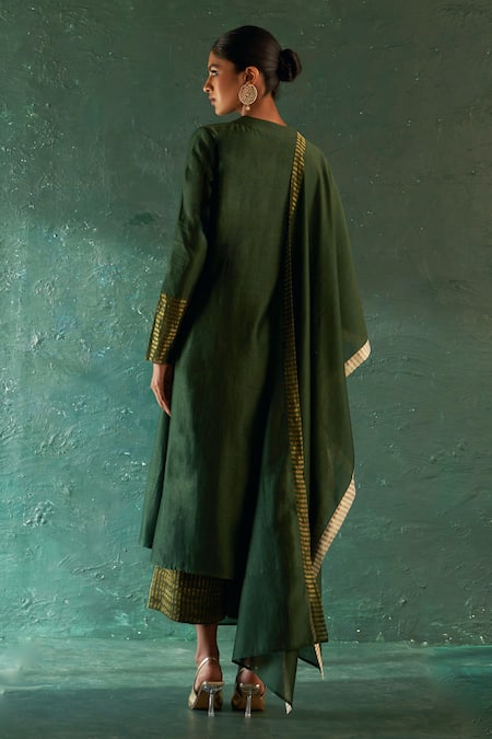 Charkhee Chanderi Kurta Palazzo Set 