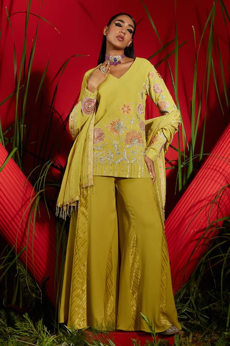 Shreeka Embroidered Kurta Sharara Set 