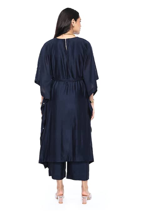 Komal Shah Floweret Hand Embroidered Kaftan With Pant 