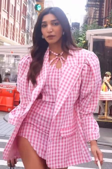 The Iaso Pink Lining Cambric Zale Oversized Jacket at Aza Fashions The Iaso_Pink Lining Cambric Zale Oversized Jacket _at_Aza_Fashions