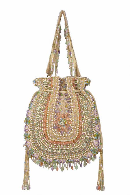 Lovetobag Purple Embellished Amara Potli With Handle Online at Aza Fashions Lovetobag_Purple Embellished Amara Potli With Handle _Online_at_Aza_Fashions