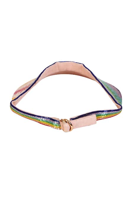 Lovetobag Dysis Tourmaline Rainbow Visor Cap 