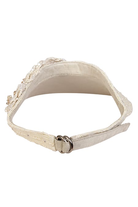 Lovetobag Esme Embroidered Visor Cap 