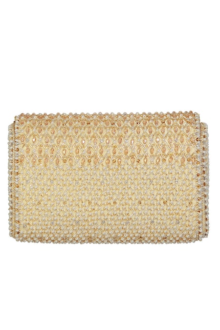 Lovetobag Joel Embellished Flapover Clutch 