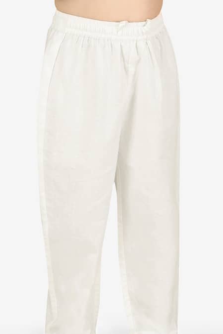 Shop_Lil Drama_Orange Viscose, Rayon Gota Patti, Foil Printing Mehfil Kurta Set _Online_at_Aza_Fashions