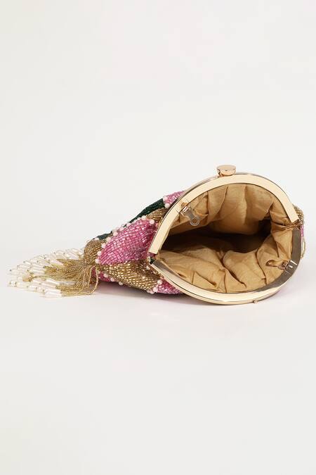 Buy_The Tan Clan_Multi Color Embellished Bliss Batua Bag 