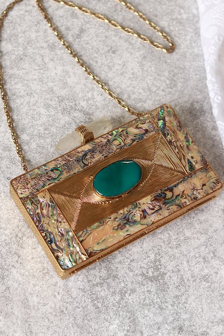 The Tan Clan Sahiba Textured Clutch 