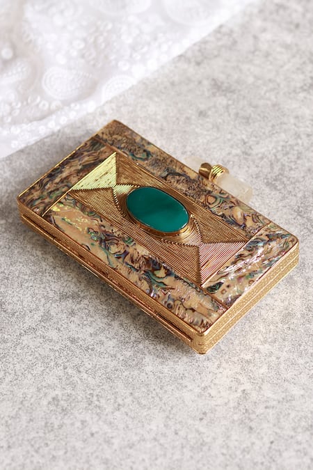 The Tan Clan Sahiba Textured Clutch 