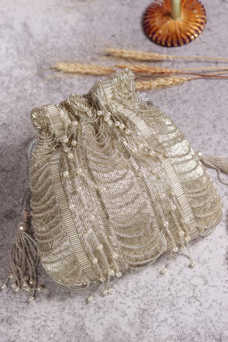 The Tan Clan Sharda Embellished Potli 