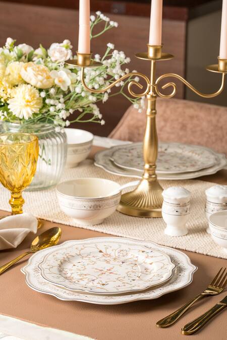 Vigneto Multi Color Finest Premium Porcelain Floral Pattern Dinner Set