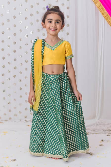 TINY PANTS Floral Motif Pattern Lehenga Blouse Set 