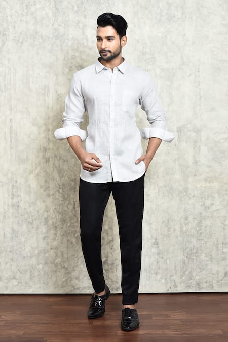 Arihant Rai Sinha Solid Formal Shirt 