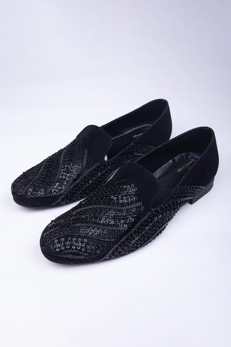 SCHON ZAPATO Classic Charm Embellished Mojiri 