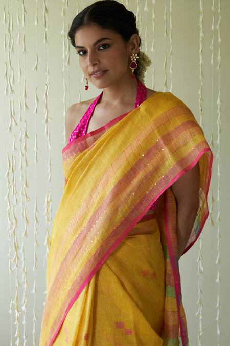 BASANTI – KANCHI COTTON SAREE - Samprada Fashions