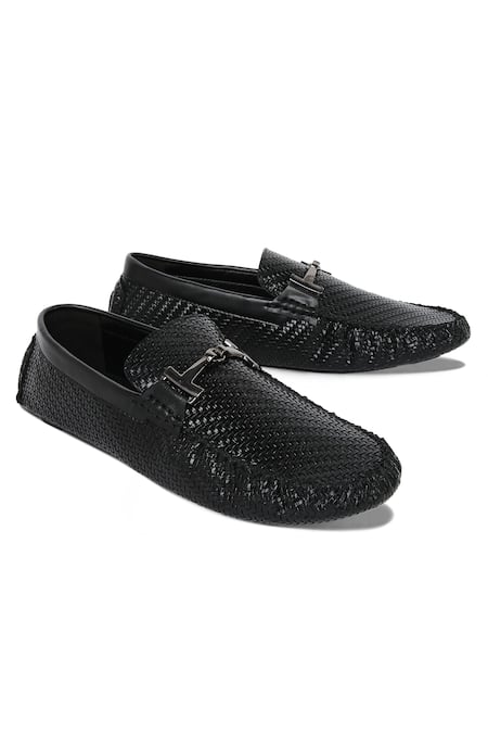 Mondarro Black Endor Textured Shoes