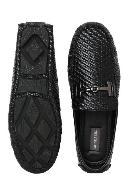 Mondarro Black Endor Textured Shoes   2