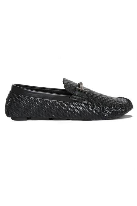 Mondarro Black Endor Textured Shoes   3