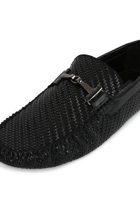 Mondarro Black Endor Textured Shoes   4