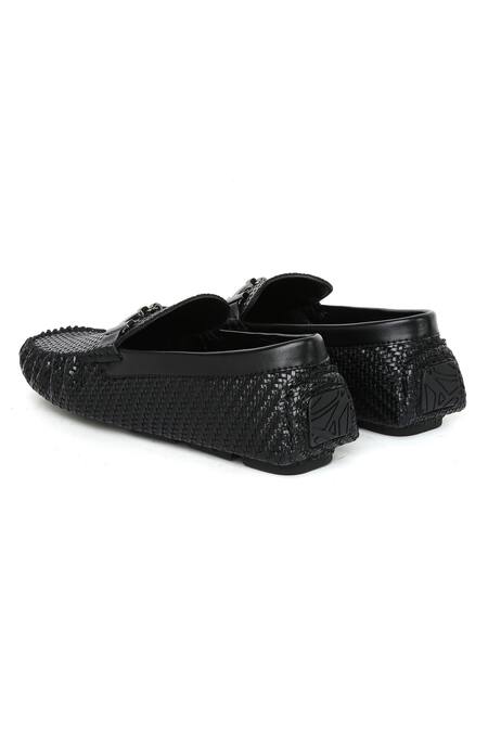 Mondarro Black Endor Textured Shoes   5