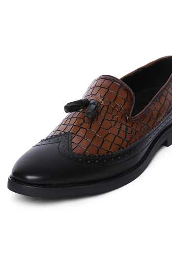 Buy_Mondarro_Brown Timo Brogue Shoes_Online_at_Aza_Fashions